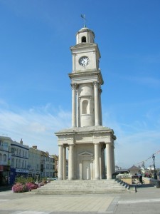 The Clock Tower, Herne Bay believed to be the earliest purpose-built, free-standing clock tower in the World.